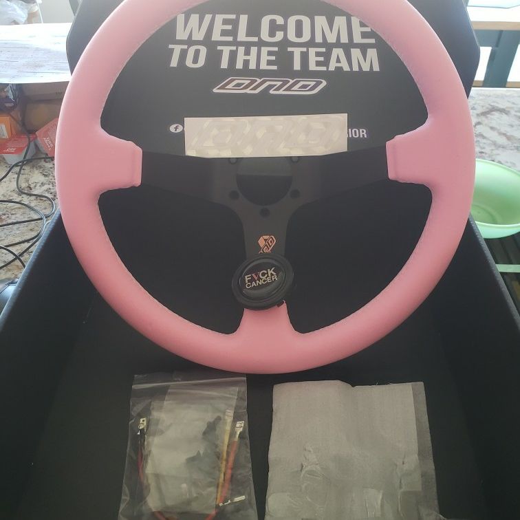 DND Breast Cancer Awareness Steering Wheel