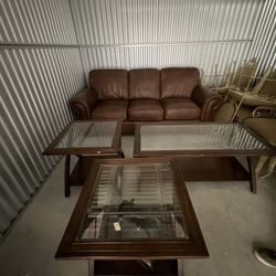 Leather Living Room Set