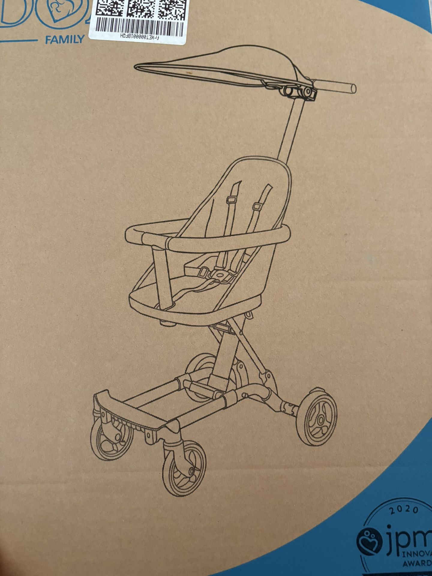 New Convertible Stroller In Box