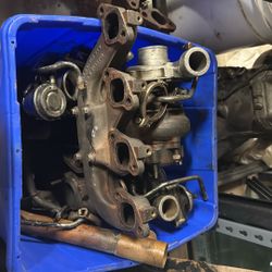 Volvo 240 740 Turbo And Manifold. 