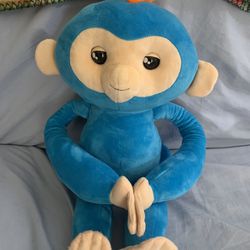 Fingerling Stuffed Blue Monkey 