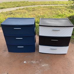 Sterilite 3 Drawer Wide Weave Storage Tower Plastic Organizer At 25 Dollar Each One