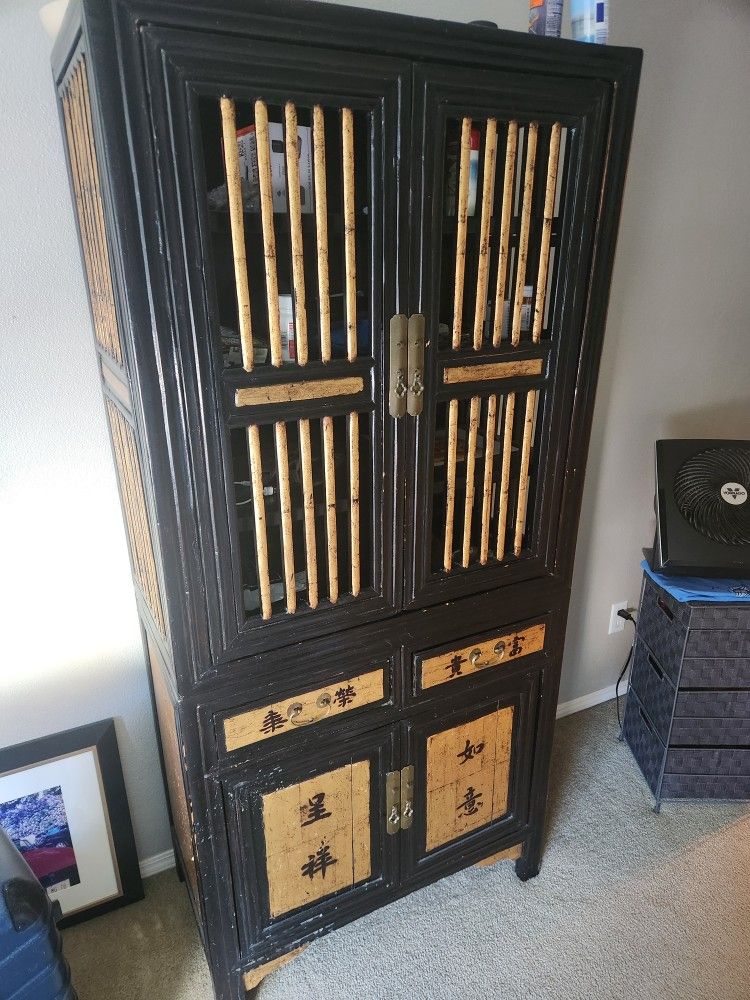 Asian Style Armoire 
