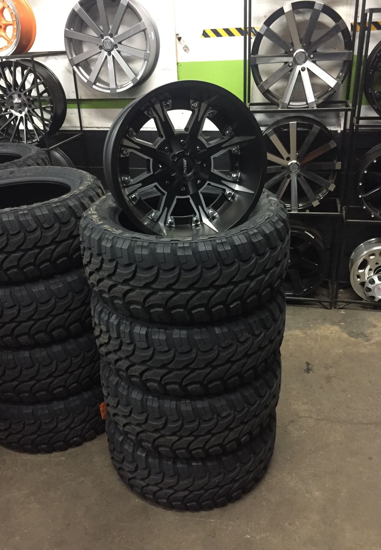 20x12 inch rims and tires