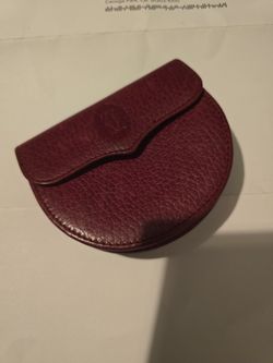 cartier leather coin  wallet 