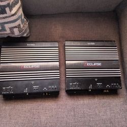 2 Eclipse Xa1000 Car Audio Amps 