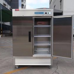 Double Door Stainless Steel Commercial Reach In Freezer 