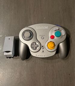 Nintendo GameCube Wavebird Wireless Controller Platinum