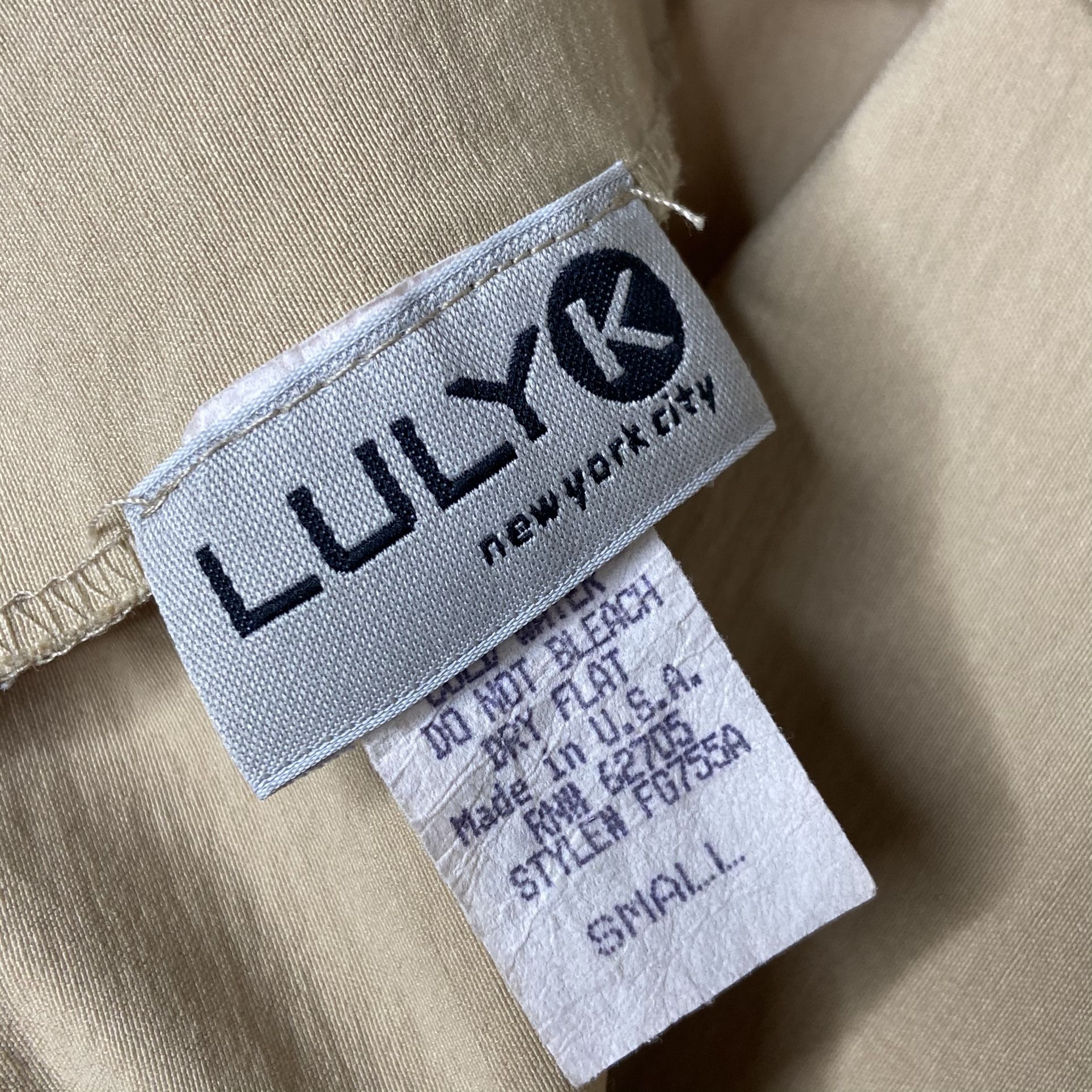 Vintage Y2K Luly K Tan Pencil MIdi Skirt | Sm