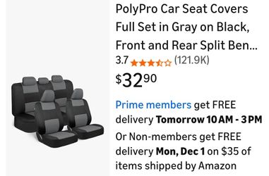 New cloth car seat covers UNIVERSAL FIT 2 front seat and rear Bench 
Brand new
$15 for 1 set
$25 for 2 sets

Cubreasiento para carro medida universal 