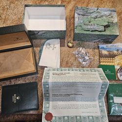 Genuine Rolex Watch Box Vintage