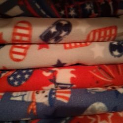 Fleece Blanket Fabric. 2.5 Yds Each Piece. $2 A Yard. 
