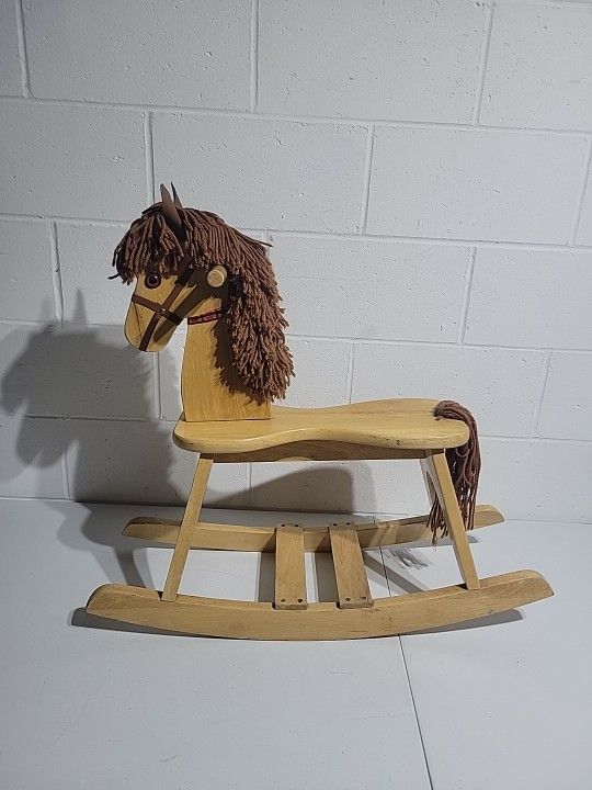 Wood Rocking Horse