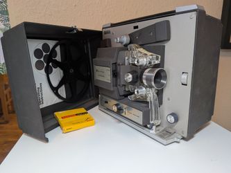 Vtg Bell & Howell 462A Autoload 8mm Super 8 Movie Projector-WORKS- with 1 reel