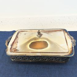 Silver plated Casserole Server with Lid