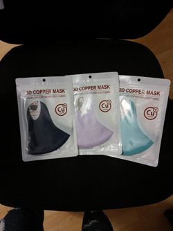3d Copper Mask (2 Per Pack)