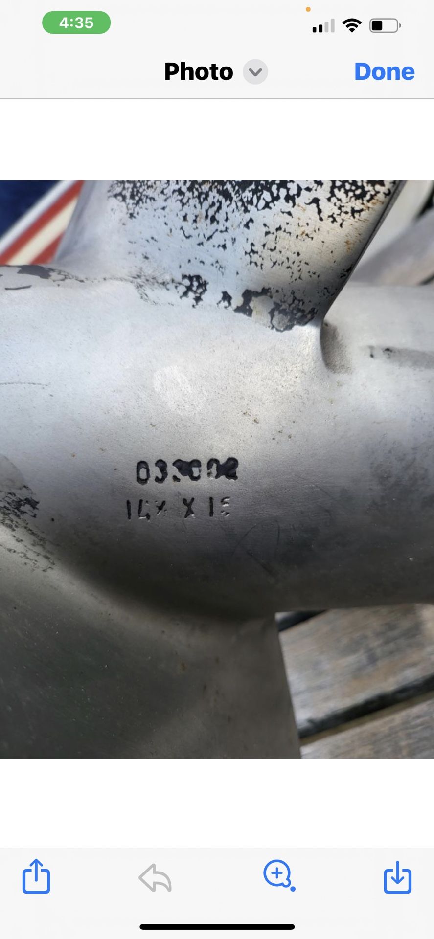 Stainless steel boat propeller