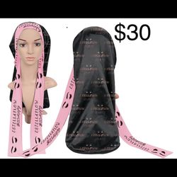 Silk bonnets lil kids bonnets $ 5for the regular bonnet $6 the long one is $9