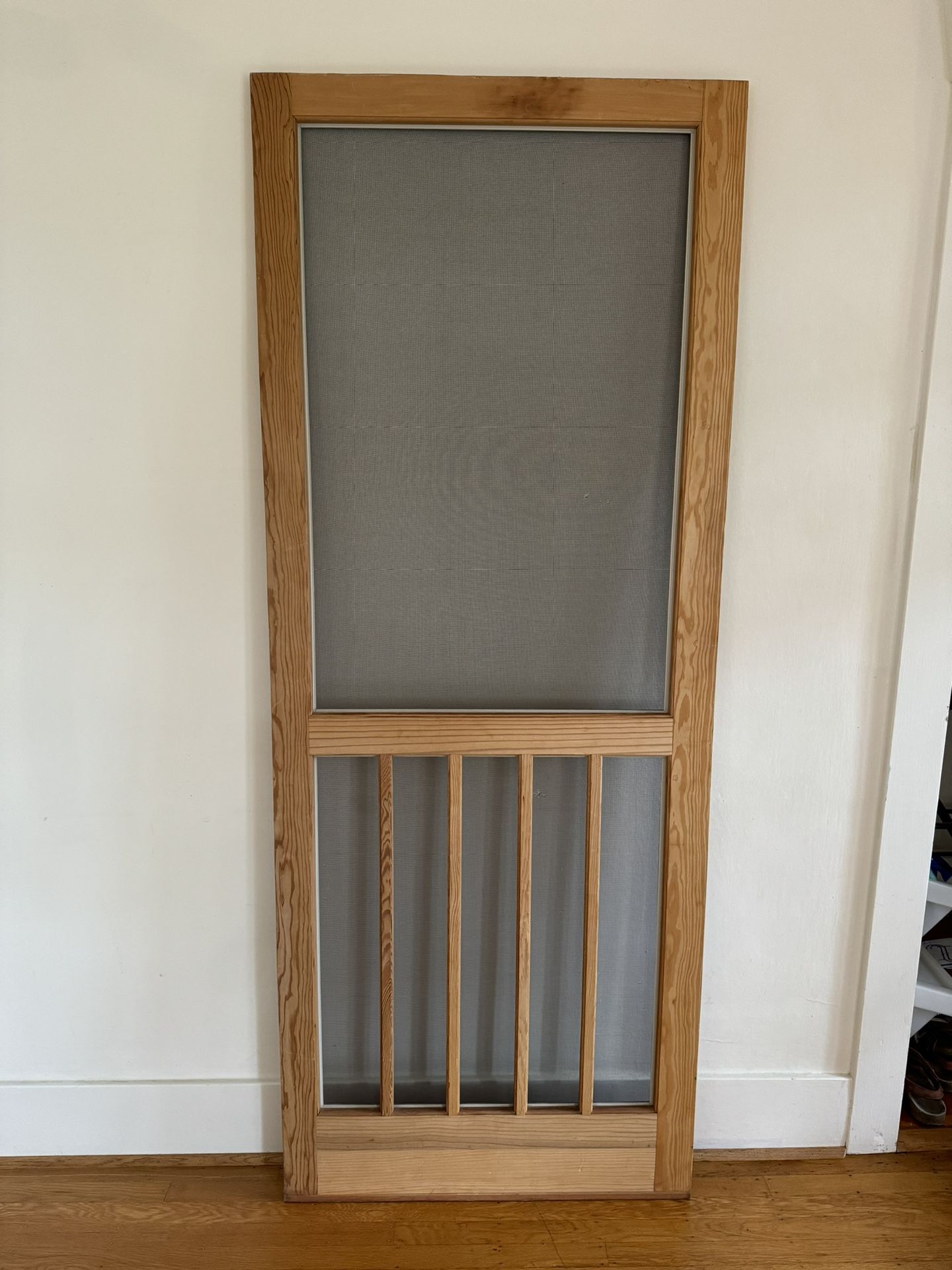 Unfinished Screen Door - Heavy Duty Solid Wood