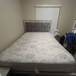 Queen Size Grey Bed!!