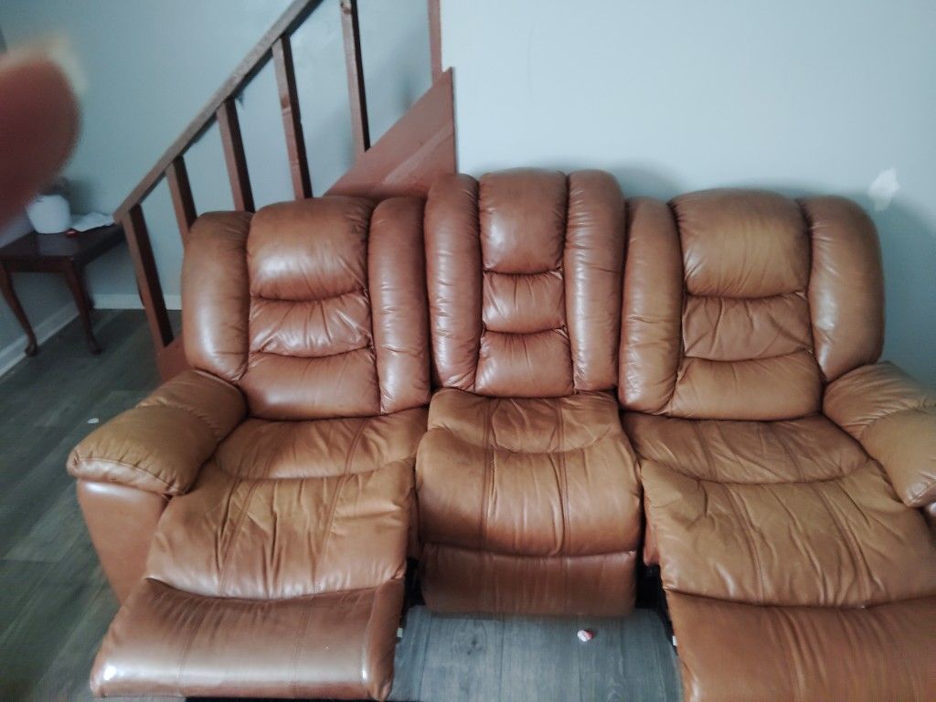 Leather Couch