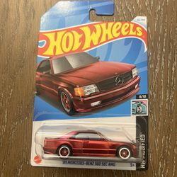 Hot Wheels ‘89 Mercedes-Benz 560 SEC AMG Super Treasure Hunt 