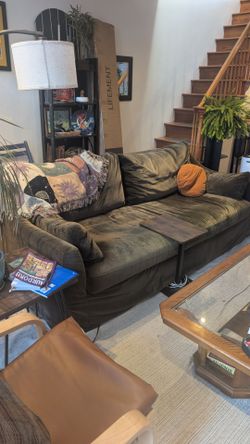 Dark Green Large Couch