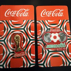 Coca-cola world cup pins