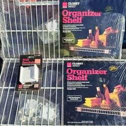 Brand New Closet Maid Organizer Shelf Kits (2)