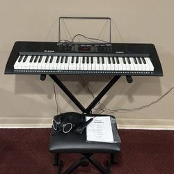 Alesis Talent 61-Key Portable Keyboard with Built-In Speakers