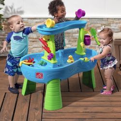 Step2 Rain Showers Splash Pond Water Table, Kids Water Play Activity Toy