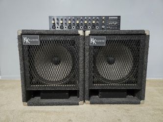 Samson S62 Mixer & KK Audio Speakers