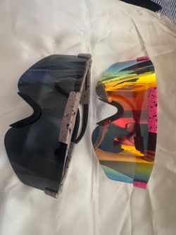 2 Pcs NEW Sports Glasses Fashion Sunglasses