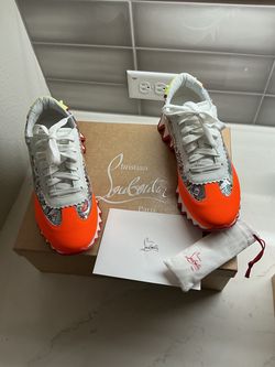 Christian Louboutin///Low-Sneakers/US 8.5/Al| Over P rint/Others/MLT//loubishark trainers graffiti