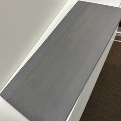 Brushed Gray Wood Wall Shelves