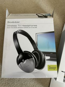 Two Sets Of Brookstone Tv Headset