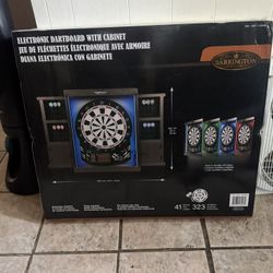 Electronic Dartboard With Cabinet 
