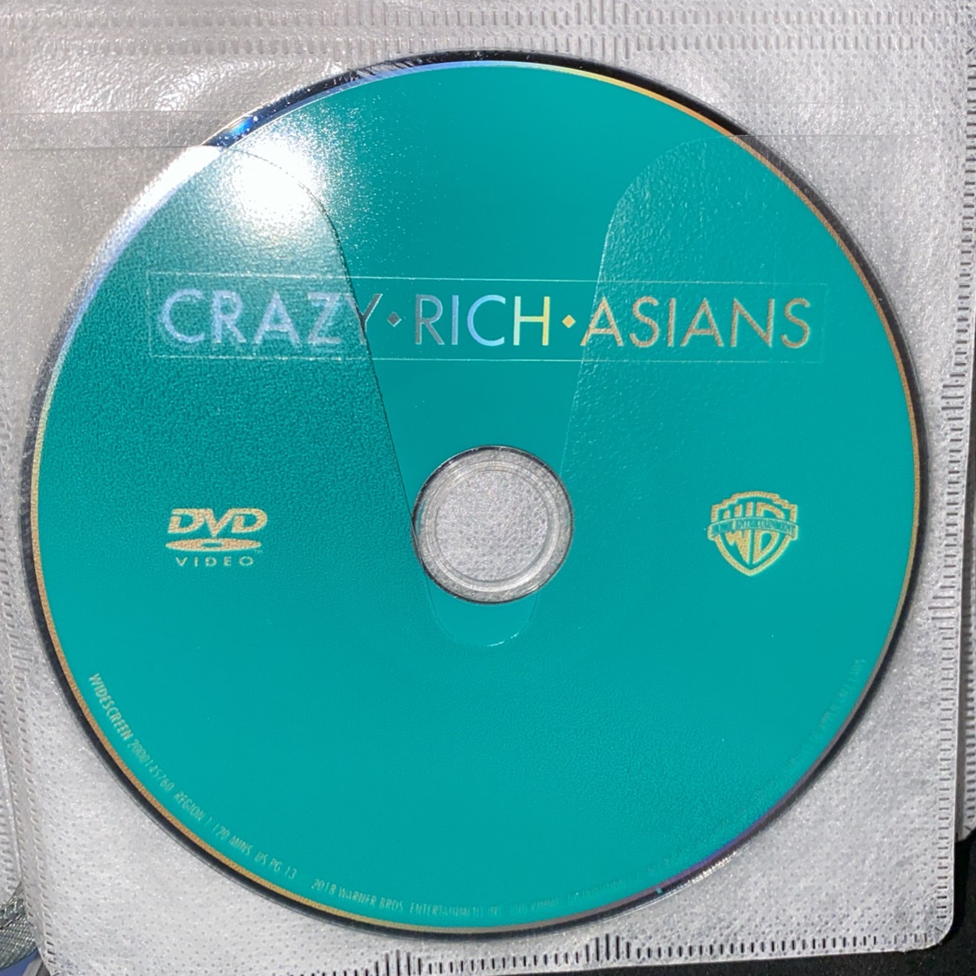 Crazy Rich Asians DVD