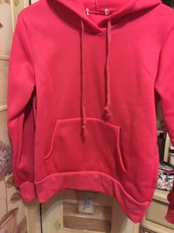 Pink hoodie small