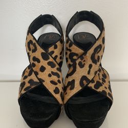 DVF Leopard Heels - Size 7 1/2