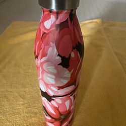 Vintage Duratool Caliper & Floral Stainless steel Bottle