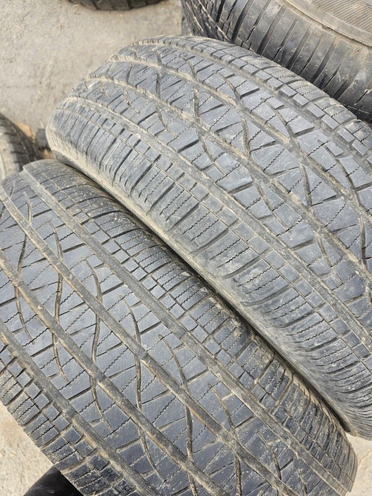 (TWO) 255 70 15 FIRESTONE TIRES 