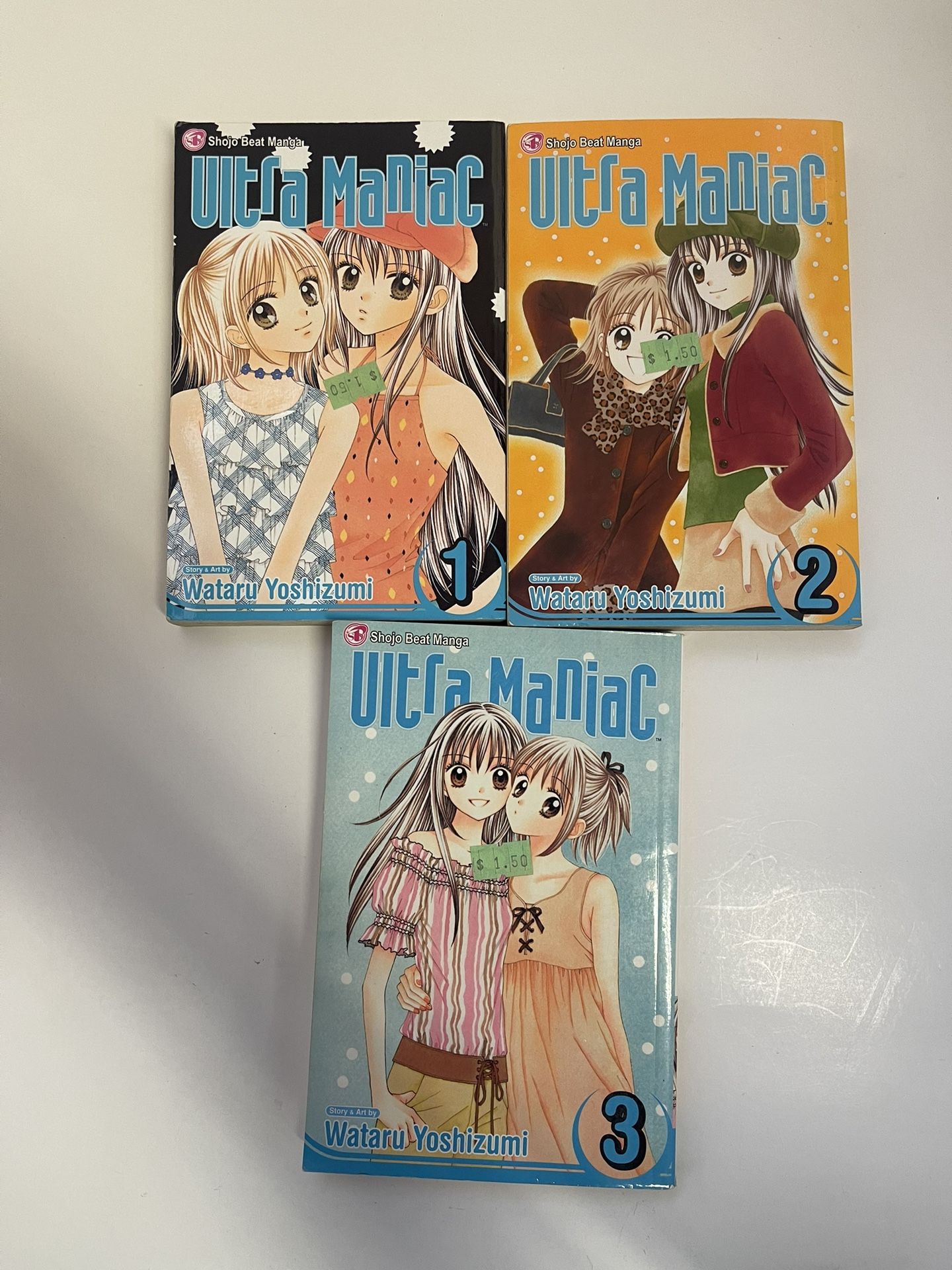 Ultra Maniac Manga Volumes Lot (3) Books 1-3 Shojo Beat Yoshizumi