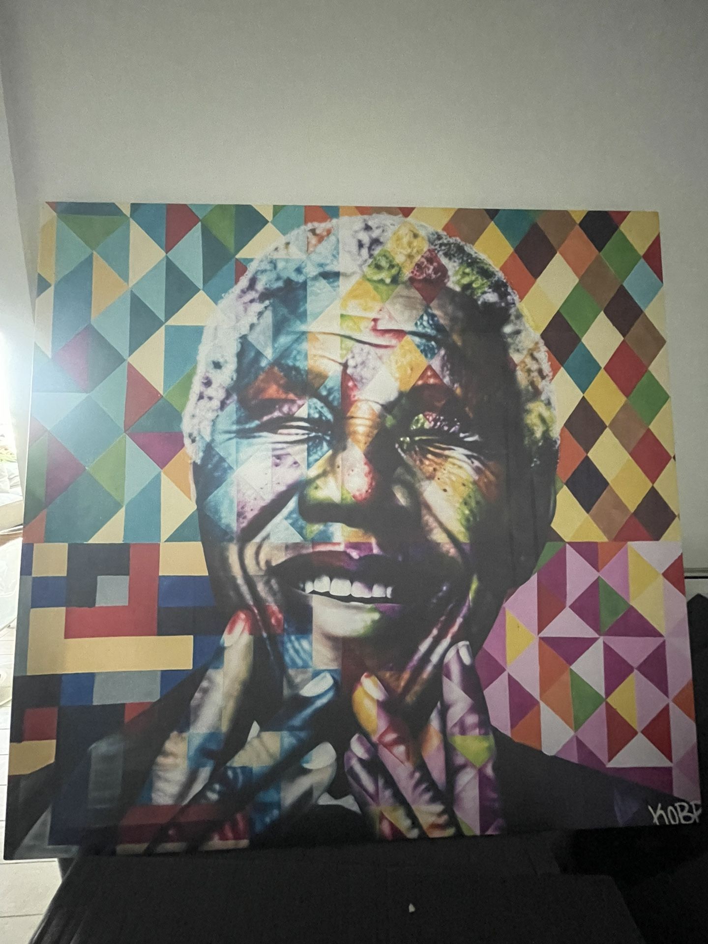 Kobra Art - Nelson Mandela Canvis Print
