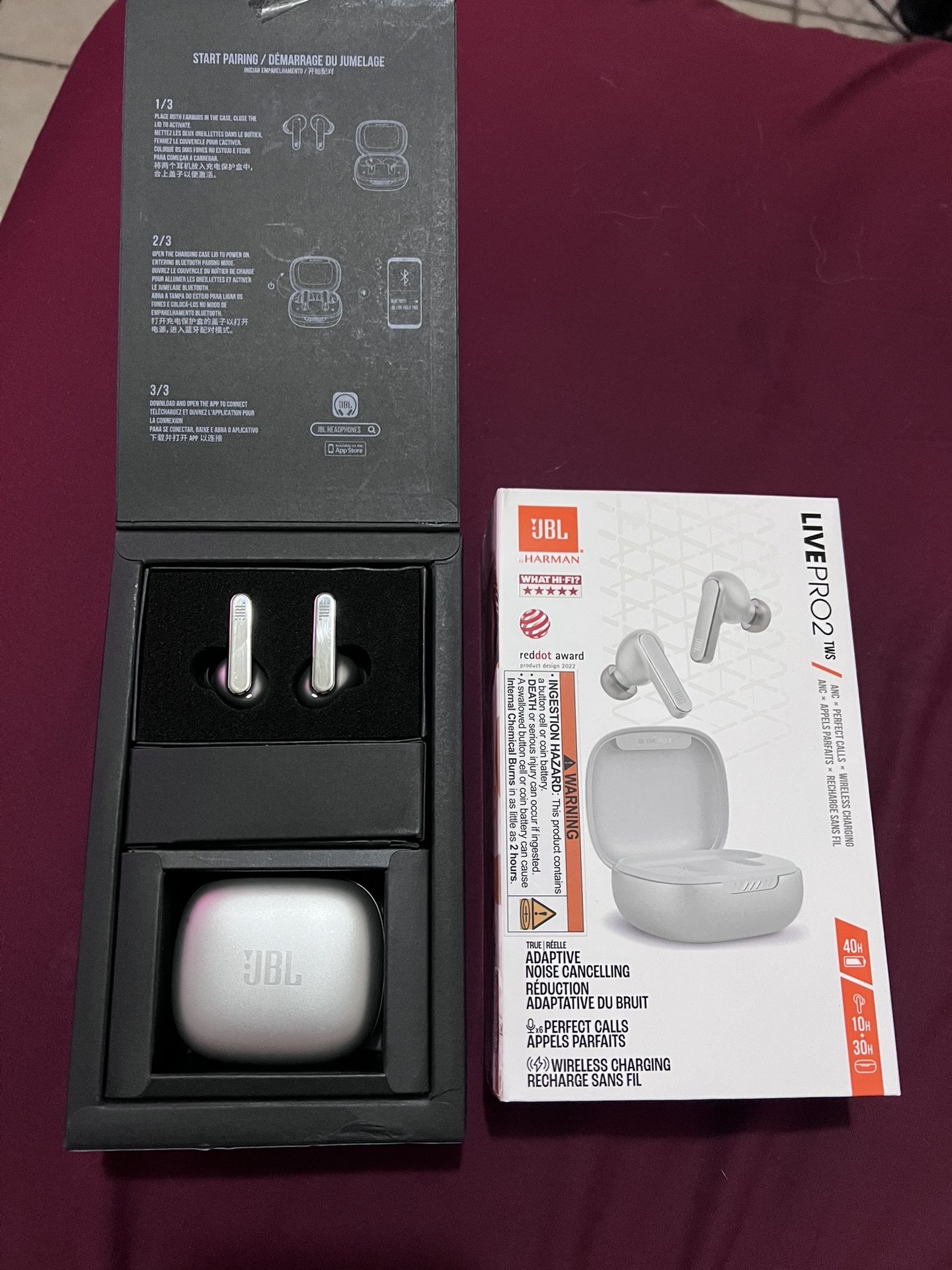 New Jbl Wireless Live Pro 2 