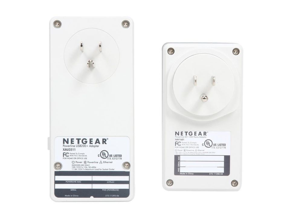 Netgear Powerline AV 200Mbps Pass Thru + USB Port (XAUB2511)