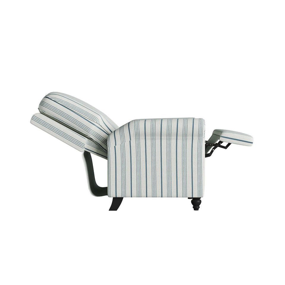 Keaton Fabric Pushback Recliner Blue for Sale in Modesto CA OfferUp