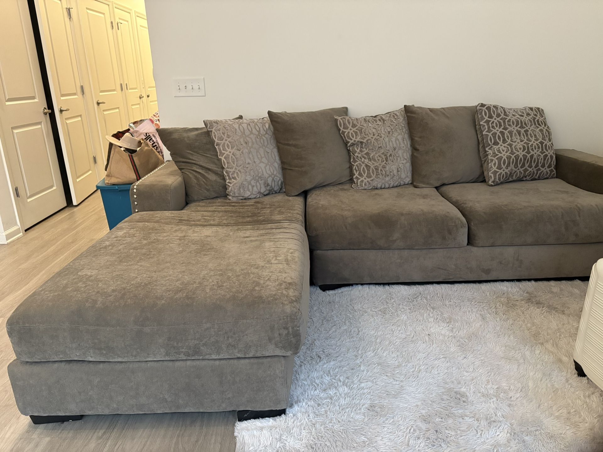Gray Sectional Couch