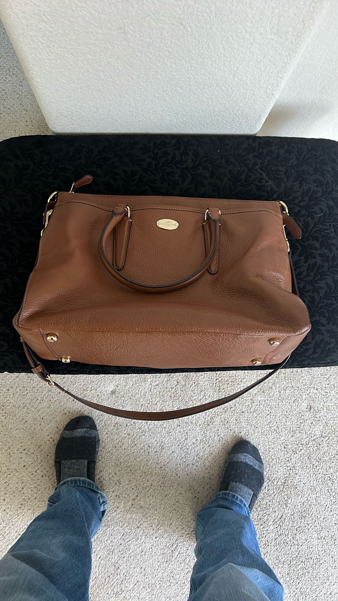 Coach Leather Shoulder Purse