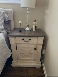 2 Farmhouse Nightstand